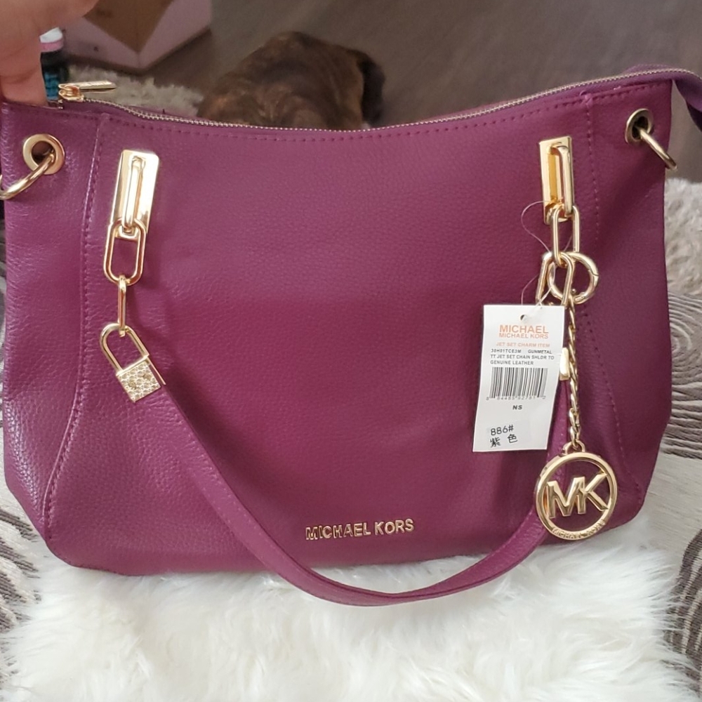 Purple purse